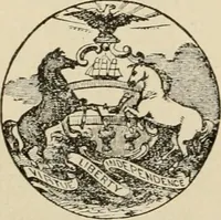 An illustration from Origin and history of the American flag and of the naval and yacht-club signals, seals and arms, and principal national songs of the United States, with a chronicle of the symbols, standards, banners, and flags of ancient and modern nations (1917)