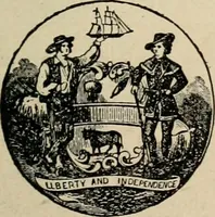 An illustration from Origin and history of the American flag and of the naval and yacht-club signals, seals and arms, and principal national songs of the United States, with a chronicle of the symbols, standards, banners, and flags of ancient and modern nations (1917)