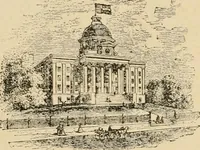 An illustration from Origin and history of the American flag and of the naval and yacht-club signals, seals and arms, and principal national songs of the United States, with a chronicle of the symbols, standards, banners, and flags of ancient and modern nations (1917)