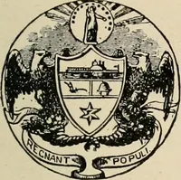 An illustration from Origin and history of the American flag and of the naval and yacht-club signals, seals and arms, and principal national songs of the United States, with a chronicle of the symbols, standards, banners, and flags of ancient and modern nations (1917)