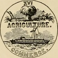 An illustration from Origin and history of the American flag and of the naval and yacht-club signals, seals and arms, and principal national songs of the United States, with a chronicle of the symbols, standards, banners, and flags of ancient and modern nations (1917)