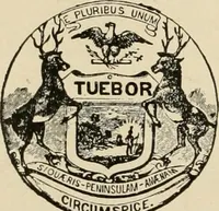 Picture 42 of 81 from Origin and history of the American flag and of the naval and yacht-club signals, seals and arms, and principal national songs of the United States, with a chronicle of the symbols, standards, banners, and flags of ancient and modern nations (1917), leaf 261