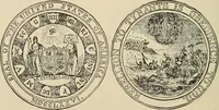 An illustration from Origin and history of the American flag and of the naval and yacht-club signals, seals and arms, and principal national songs of the United States, with a chronicle of the symbols, standards, banners, and flags of ancient and modern nations (1917)