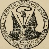 An illustration from Origin and history of the American flag and of the naval and yacht-club signals, seals and arms, and principal national songs of the United States, with a chronicle of the symbols, standards, banners, and flags of ancient and modern nations (1917)