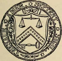 An illustration from Origin and history of the American flag and of the naval and yacht-club signals, seals and arms, and principal national songs of the United States, with a chronicle of the symbols, standards, banners, and flags of ancient and modern nations (1917)