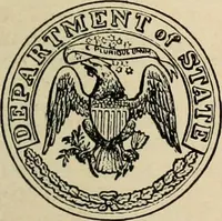 An illustration from Origin and history of the American flag and of the naval and yacht-club signals, seals and arms, and principal national songs of the United States, with a chronicle of the symbols, standards, banners, and flags of ancient and modern nations (1917)
