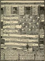 An illustration from Origin and history of the American flag and of the naval and yacht-club signals, seals and arms, and principal national songs of the United States, with a chronicle of the symbols, standards, banners, and flags of ancient and modern nations (1917)