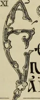 An illustration from The origin and progress of writing, as well hieroglyphic as elementary : illustrated by engravings taken from marbles, manuscripts and charters, ancient and modern : also some account of the origin and progress of printing (1803)