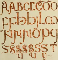 An illustration from The origin and progress of writing, as well hieroglyphic as elementary : illustrated by engravings taken from marbles, manuscripts and charters, ancient and modern : also some account of the origin and progress of printing (1803)