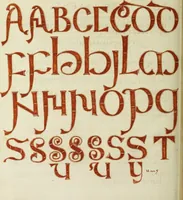 An illustration from The origin and progress of writing, as well hieroglyphic as elementary, illustrated by engravings taken from marbles, manuscripts and charters, ancient and modern : also some account of the origin and progress of printing (1784)