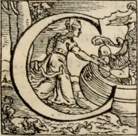 An illustration from Orlando furioso. / (1556)