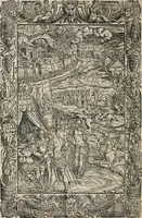 An illustration from Orlando furioso. / (1556)