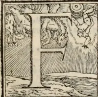 An illustration from Orlando furioso. / (1556)