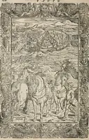 An illustration from Orlando furioso. / (1556)