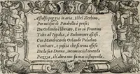 An illustration from Orlando furioso. / (1556)