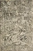 An illustration from Orlando furioso. / (1556)