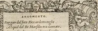 An illustration from Orlando furioso. / (1556)