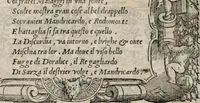 An illustration from Orlando furioso. / (1556)