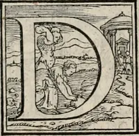 An illustration from Orlando furioso. / (1556)