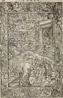 An illustration from Orlando furioso. / (1556)