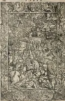 An illustration from Orlando furioso. / (1556)