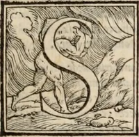 An illustration from Orlando furioso. / (1556)