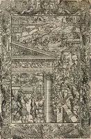 An illustration from Orlando furioso. / (1556)