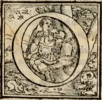 An illustration from Orlando furioso. / (1556)