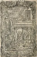 An illustration from Orlando furioso. / (1556)