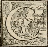 An illustration from Orlando furioso. / (1556)