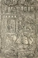 An illustration from Orlando furioso. / (1556)