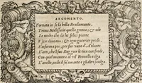 An illustration from Orlando furioso. / (1556)