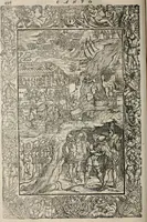 An illustration from Orlando furioso. / (1556)