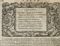 An illustration from Orlando furioso. / (1556)