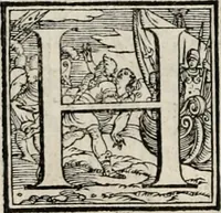An illustration from Orlando furioso. / (1556)
