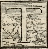 An illustration from Orlando furioso. / (1556)