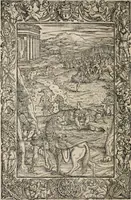 An illustration from Orlando furioso. / (1556)