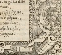 An illustration from Orlando furioso. / (1556)