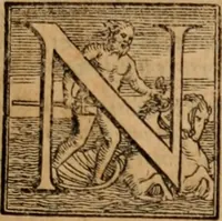 An illustration from Orlando furioso (1580)