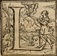 An illustration from Orlando furioso (1580)