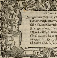 An illustration from Orlando furioso (1580)