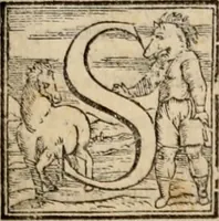 An illustration from Orlando furioso (1580)