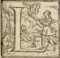 An illustration from Orlando furioso (1580)