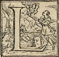 An illustration from Orlando furioso (1580)