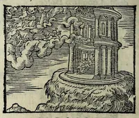 Picture 50 of 56 from Orlando fvrioso di M. Lodovico Ariosto : con gli argomenti in ottaua rima di M. Lodouico Dolce ; et con l'allegorie à ciascun canto di Thomaso Porcacchi da Castiglione Aretino, diligentemente corretto, & di nuoue figure adornato (1600), leaf 1042