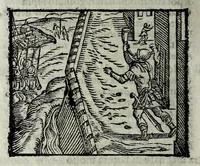 Picture 53 of 56 from Orlando fvrioso di M. Lodovico Ariosto : con gli argomenti in ottaua rima di M. Lodouico Dolce ; et con l'allegorie à ciascun canto di Thomaso Porcacchi da Castiglione Aretino, diligentemente corretto, & di nuoue figure adornato (1600), leaf 1094