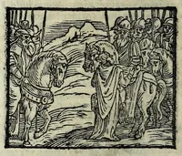 Picture 38 of 56 from Orlando fvrioso di M. Lodovico Ariosto : con gli argomenti in ottaua rima di M. Lodouico Dolce ; et con l'allegorie à ciascun canto di Thomaso Porcacchi da Castiglione Aretino, diligentemente corretto, & di nuoue figure adornato (1600), leaf 820