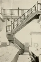An illustration from Ornamental iron work : stairs, fire-escapes, marquises, gates, railings, grilles, fences. (1915)