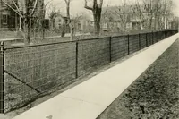 An illustration from Ornamental iron work : stairs, fire-escapes, marquises, gates, railings, grilles, fences. (1915)