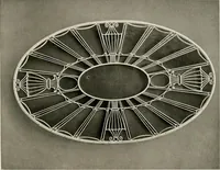 An illustration from Ornamental iron work : stairs, fire-escapes, marquises, gates, railings, grilles, fences. (1915)